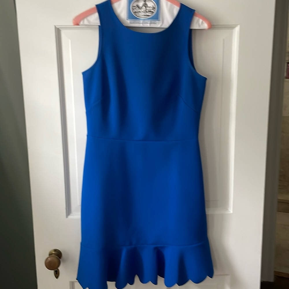 Beautiful jcrew dress with ruffle hem